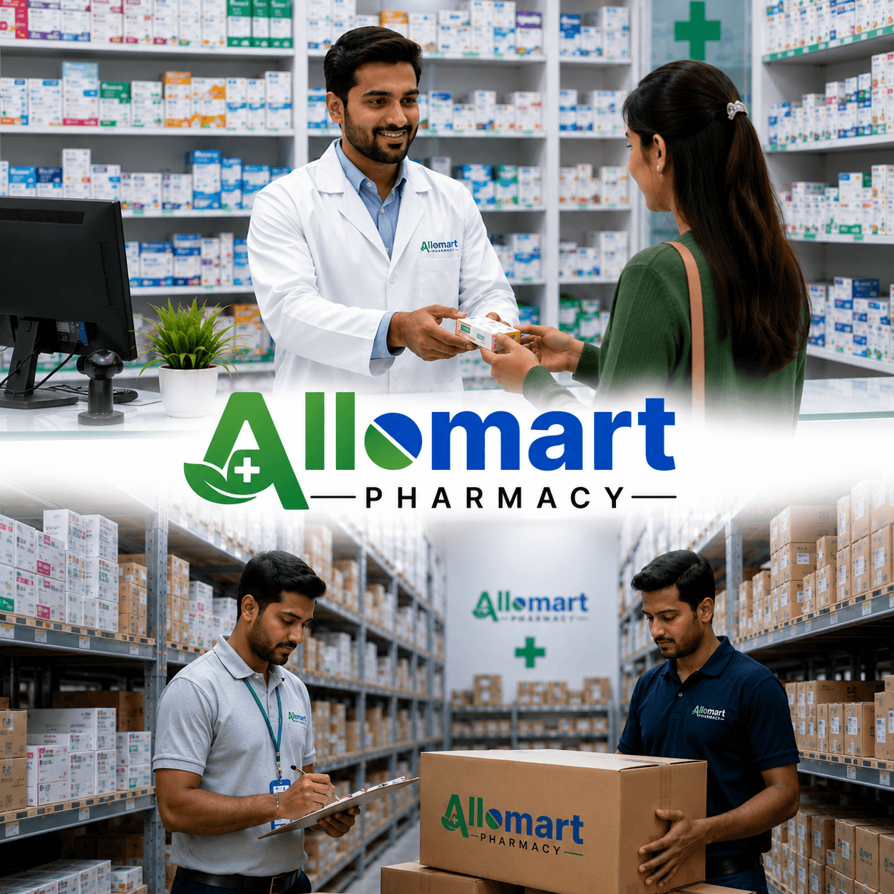 Allomart Pharmacy store in Jaipur