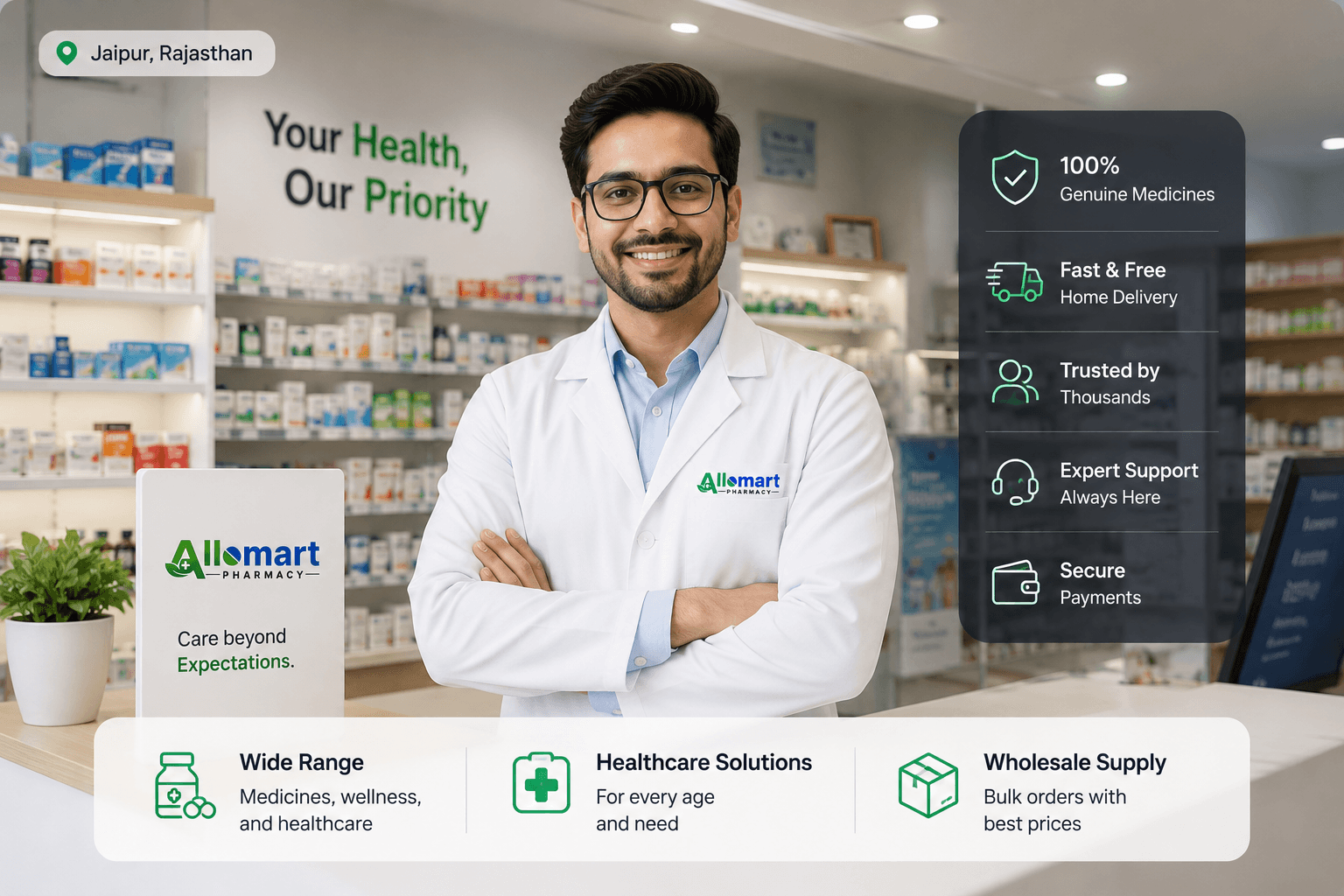 Pharmacist at Allomart Pharmacy