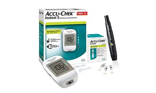 Accu-Chek Active Blood Glucose Monitoring System With 10 Free Test Strips, 1 Kit