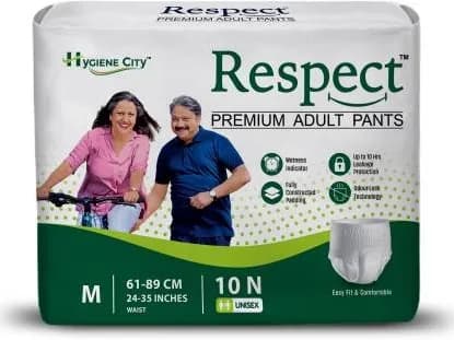 Adult Diaper Size M Pack Of 10