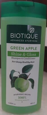 Biotique Advanced Ayurveda Green Apple Shine & Gloss Shampoo & Conditioner