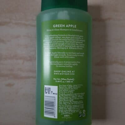 Biotique Green apple shampoo & conditioner