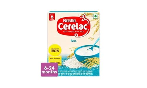 Nestle Cerelac With Milk Rice Baby Cereal (From 6 to 24 Months)