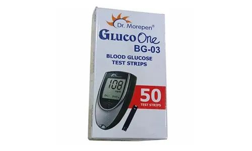 Dr.Morepen GlucoOne Blood Glucose Test Strips (Pack of 50's) (BG03)