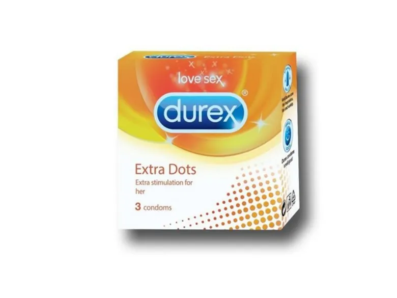 Durex Extra Dotted Pack Of 3