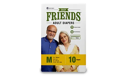 Friends Easy Adult Diapers Medium, 10 Count