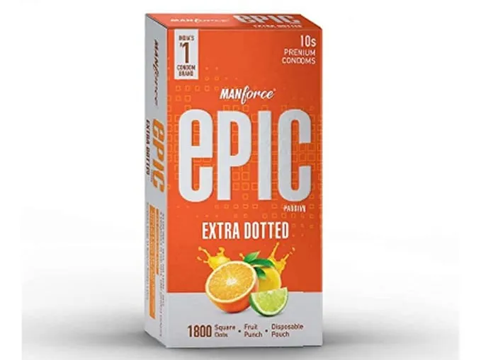 Manforce Epic Pack Of 10 Extra Dotted