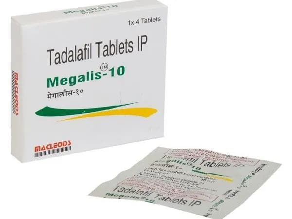 Megalis 10mg Strip Of 4 Tablets