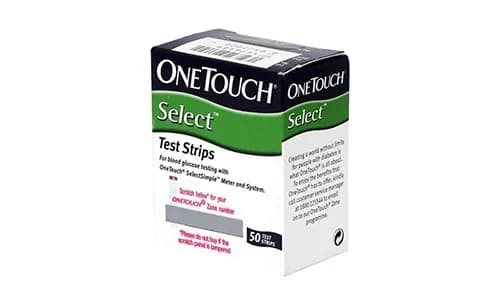 OneTouch Select Test Strips, 50 Count