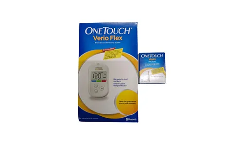 OneTouch Verio Flex Blood Glucose Monitor with OneTouch Reveal Mobile Application