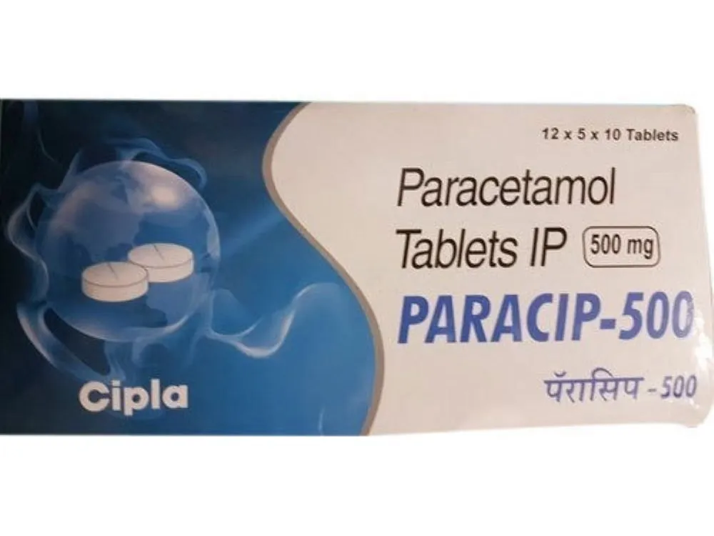 Paracip 500mg Strip Of 10 Tablets