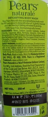 Pears Naturale Body Wash