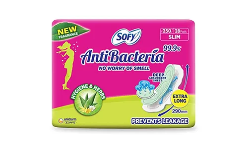 Sofy Anti Bacteria Sanitary Pads (Extra Long - 28 Pads)