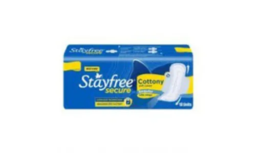 Stayfree Secure Cottony Soft Sanitary Pads (Regular Wings)