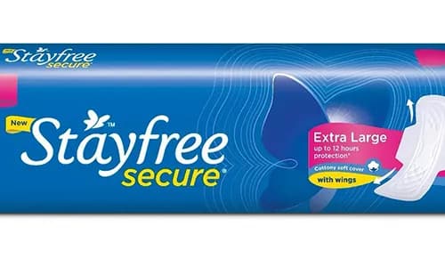 Stayfree Secure Cottony Soft Sanitary Pads (Extra Large Wings)