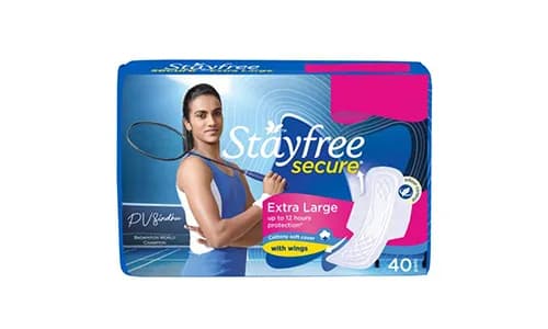 STAYFREE Secure Dry Wings Regular 6 Pads