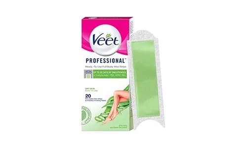 Veet Aloe Vera Wax Strips (Dry Skin)