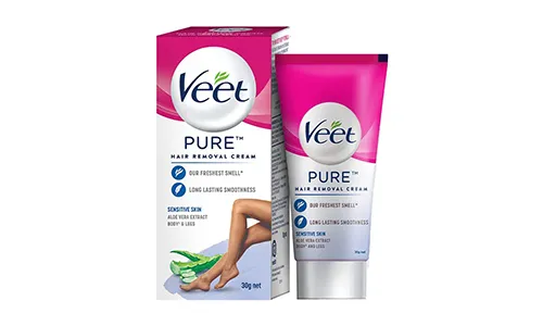 Veet Pure Aloe Vera Extract Hair Removal Cream (for Sensitive Skin)