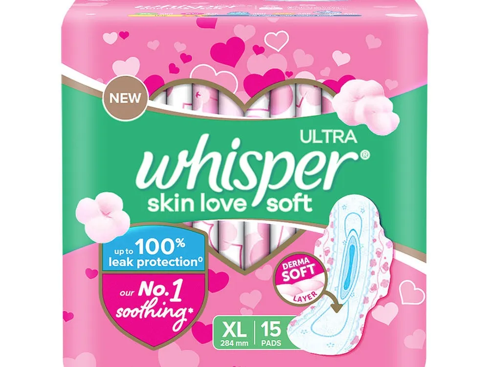 Whisper Skin Love Soft Sanitary Pads
