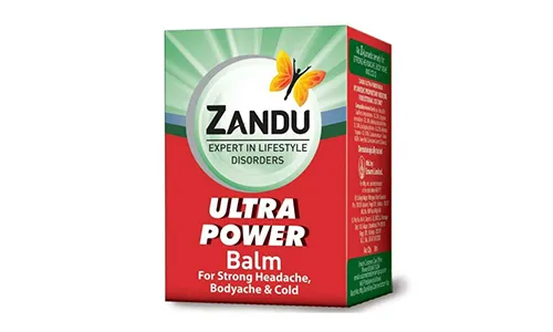 Zandu Ultra Power Balm for Strong Headache, Bodyache & Cold 8 ml